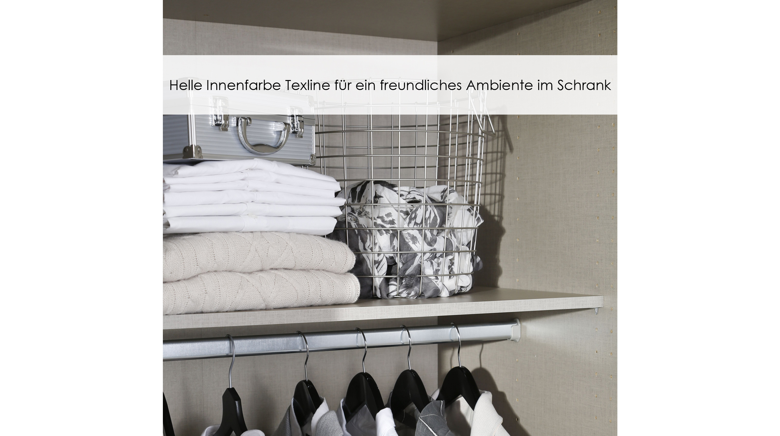 Schwebetürenschrank beige Spiegel 218 cm - 2-türig - rauch - VERO