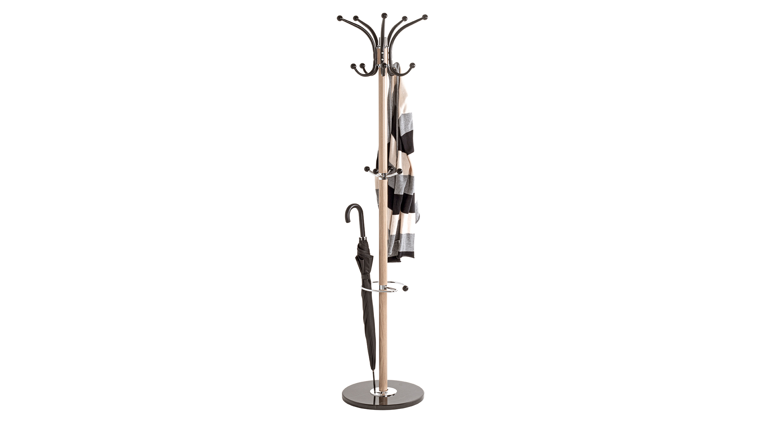 Kleiderständer Eiche - Marmoroptik 39 cm Breite - MUCKI