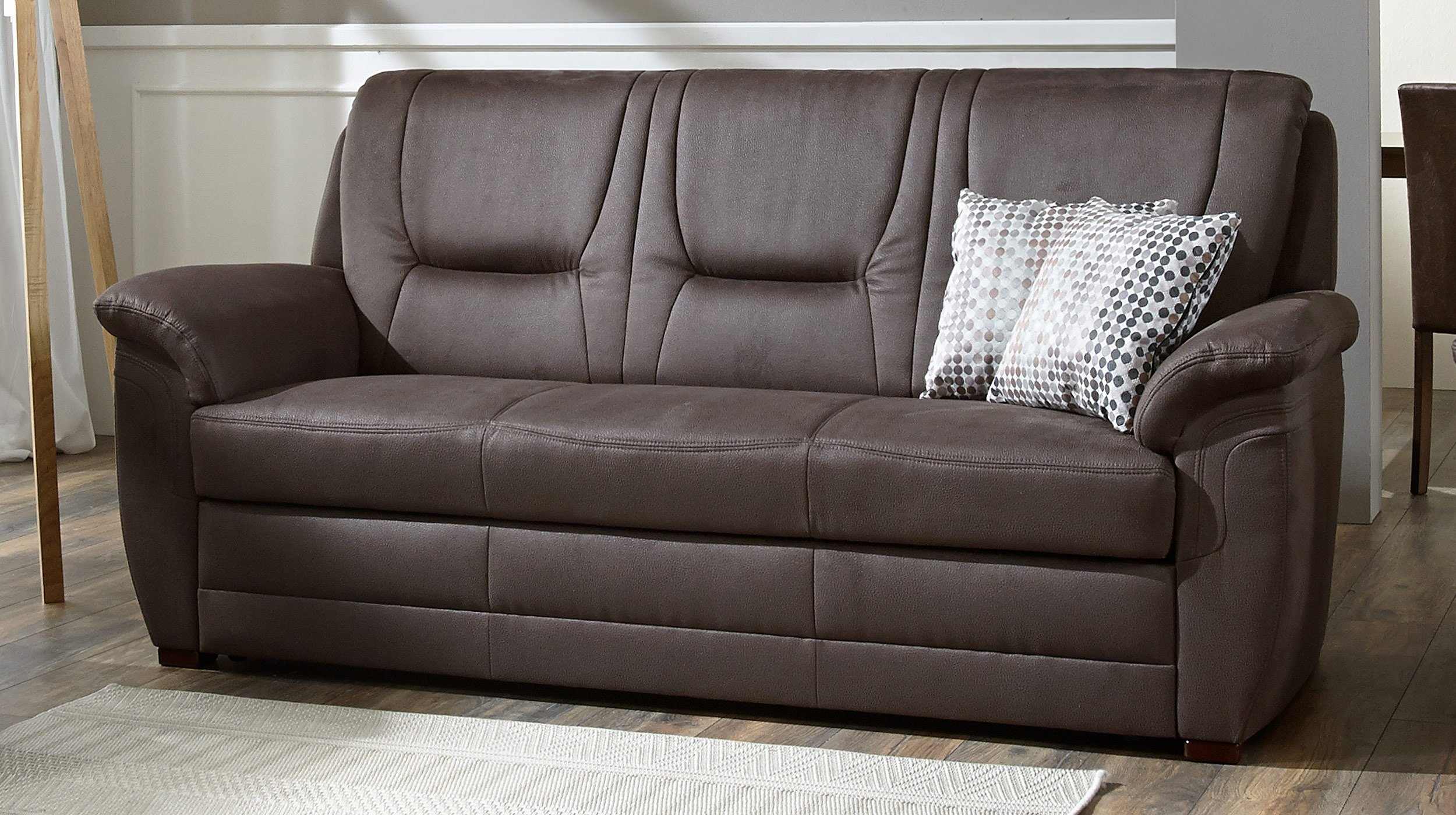 Couchliebe® Wohnlandschaft planbar - nougat - Basis Version A+ - HERMASO