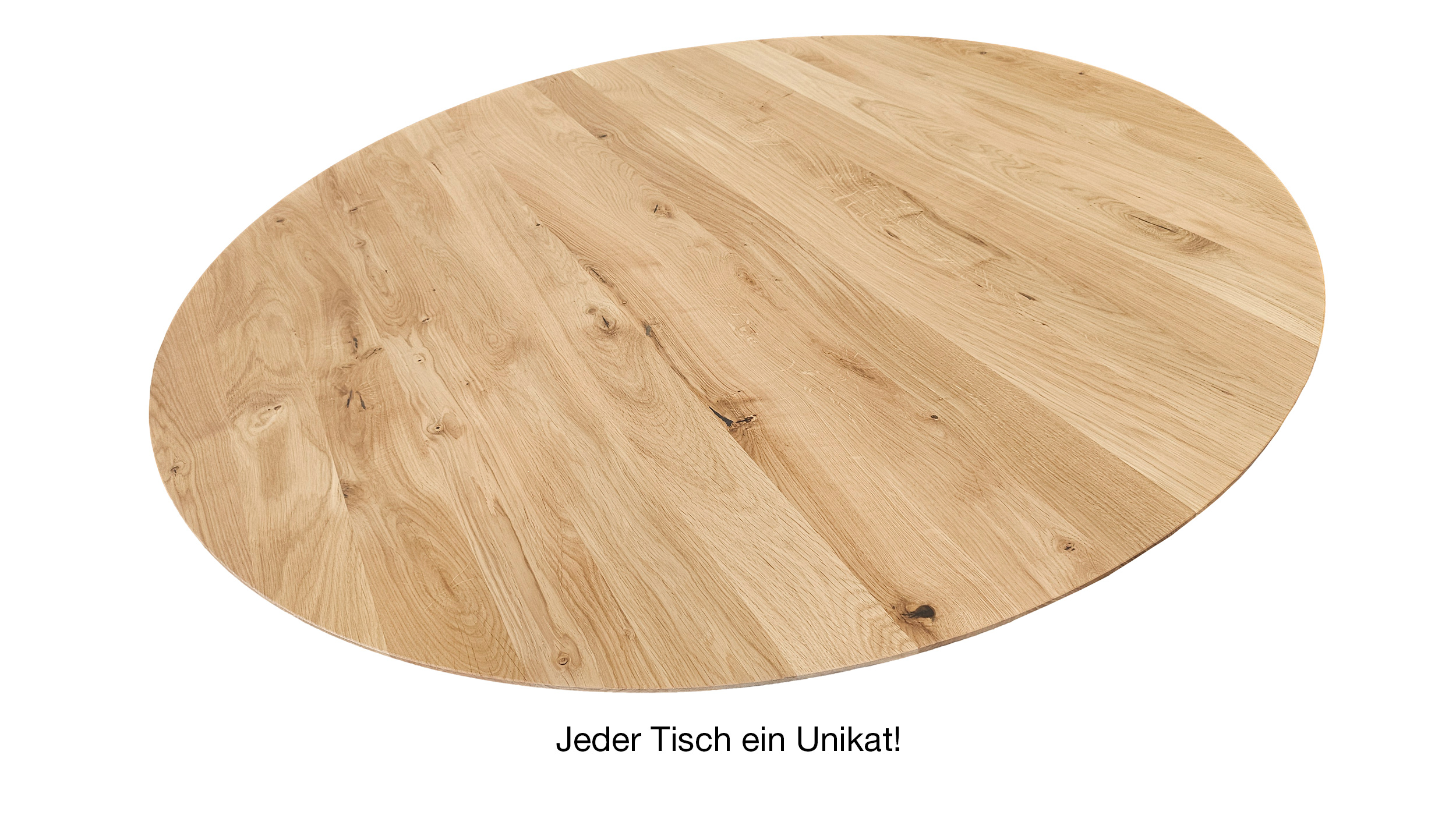 Esstisch Massivholztisch rund Eiche geölt 120 cm - LUND