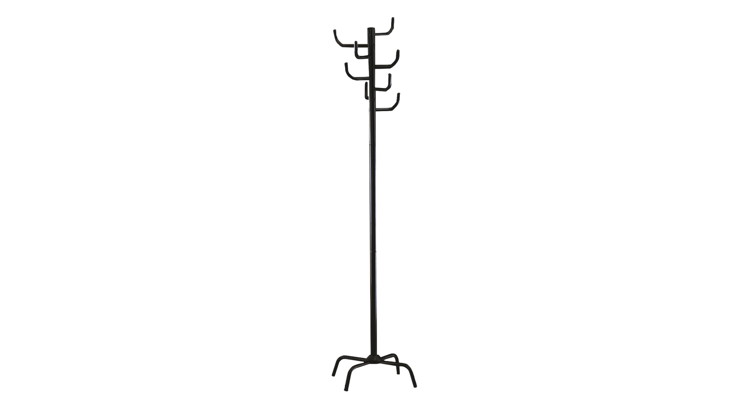 Kleiderständer schwarz 180 x 48 cm Stahlrohr - CACTUS