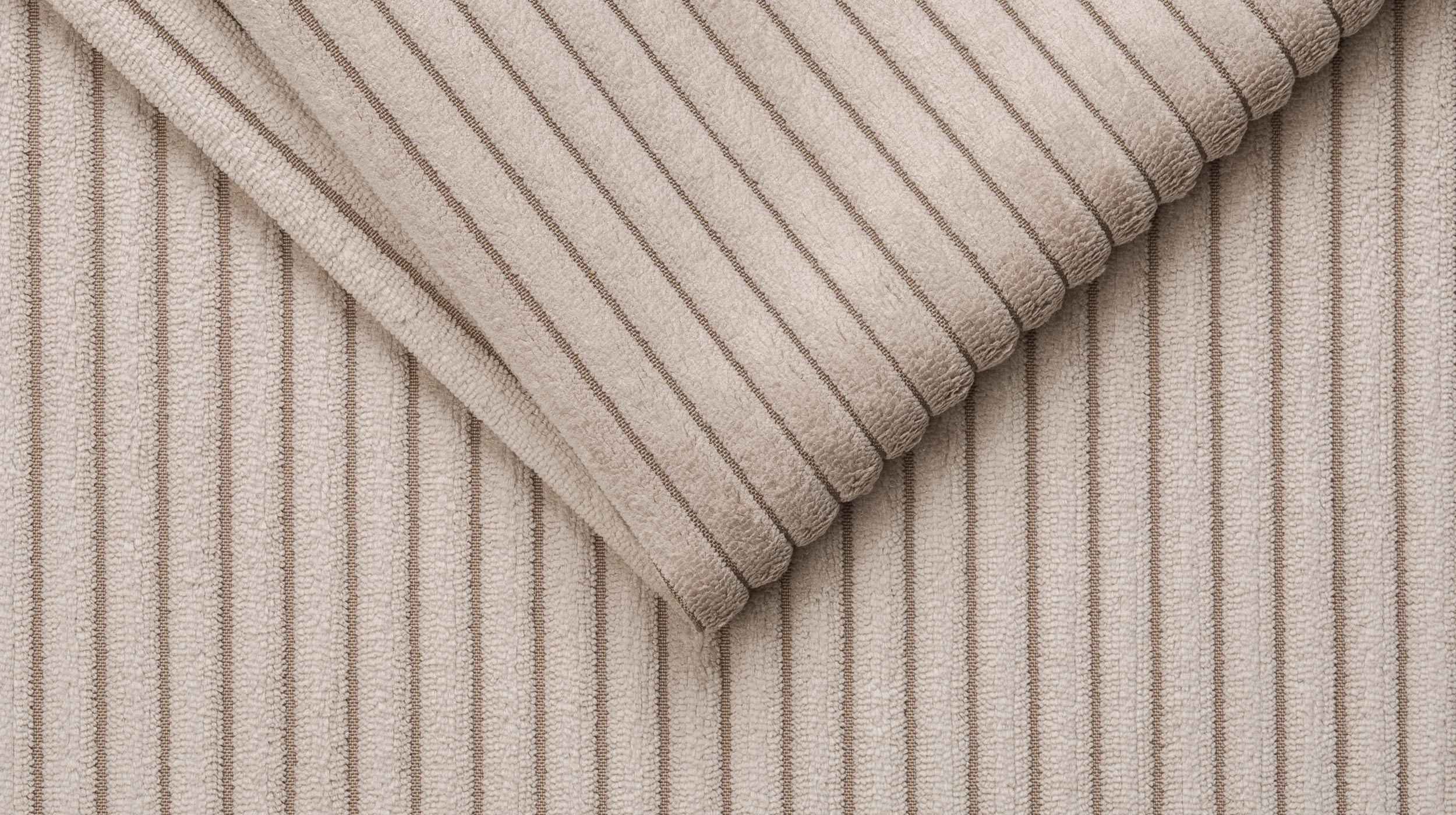 Wohnlandschaft Cord beige - 360 cm - SUMMER
