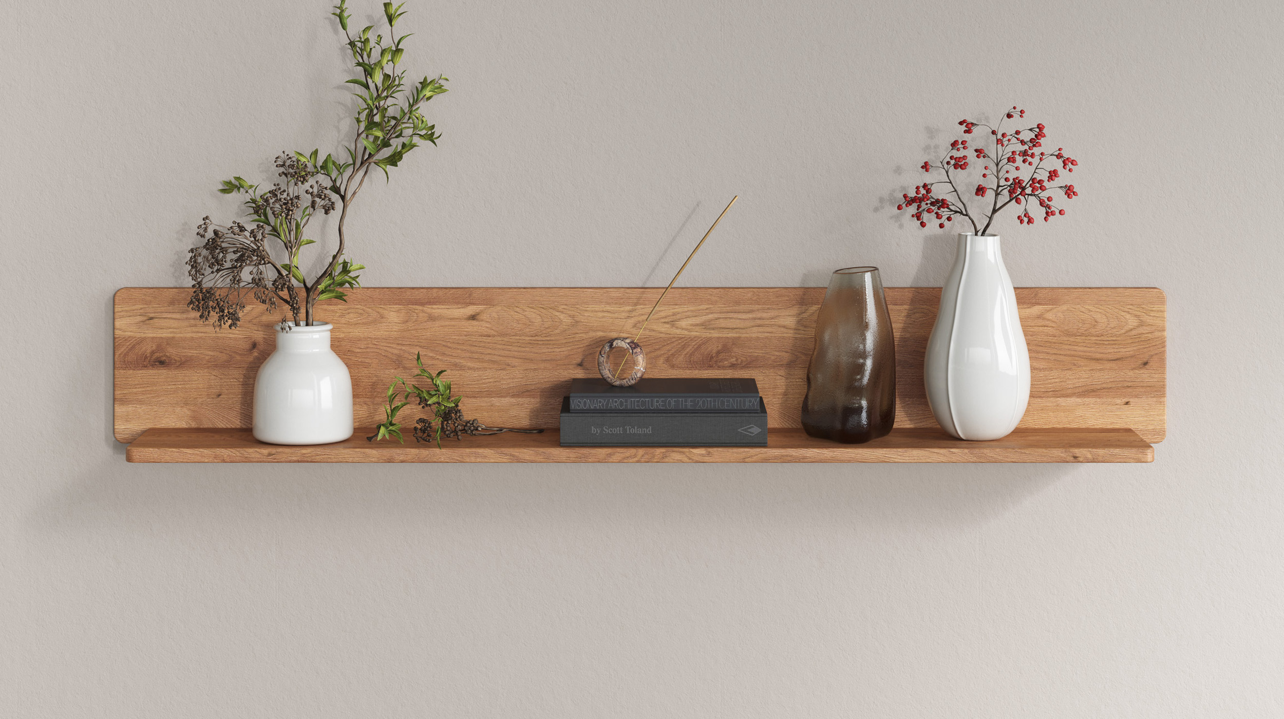 Wandboard Wildeiche massiv geölt 149 cm - LUCAS