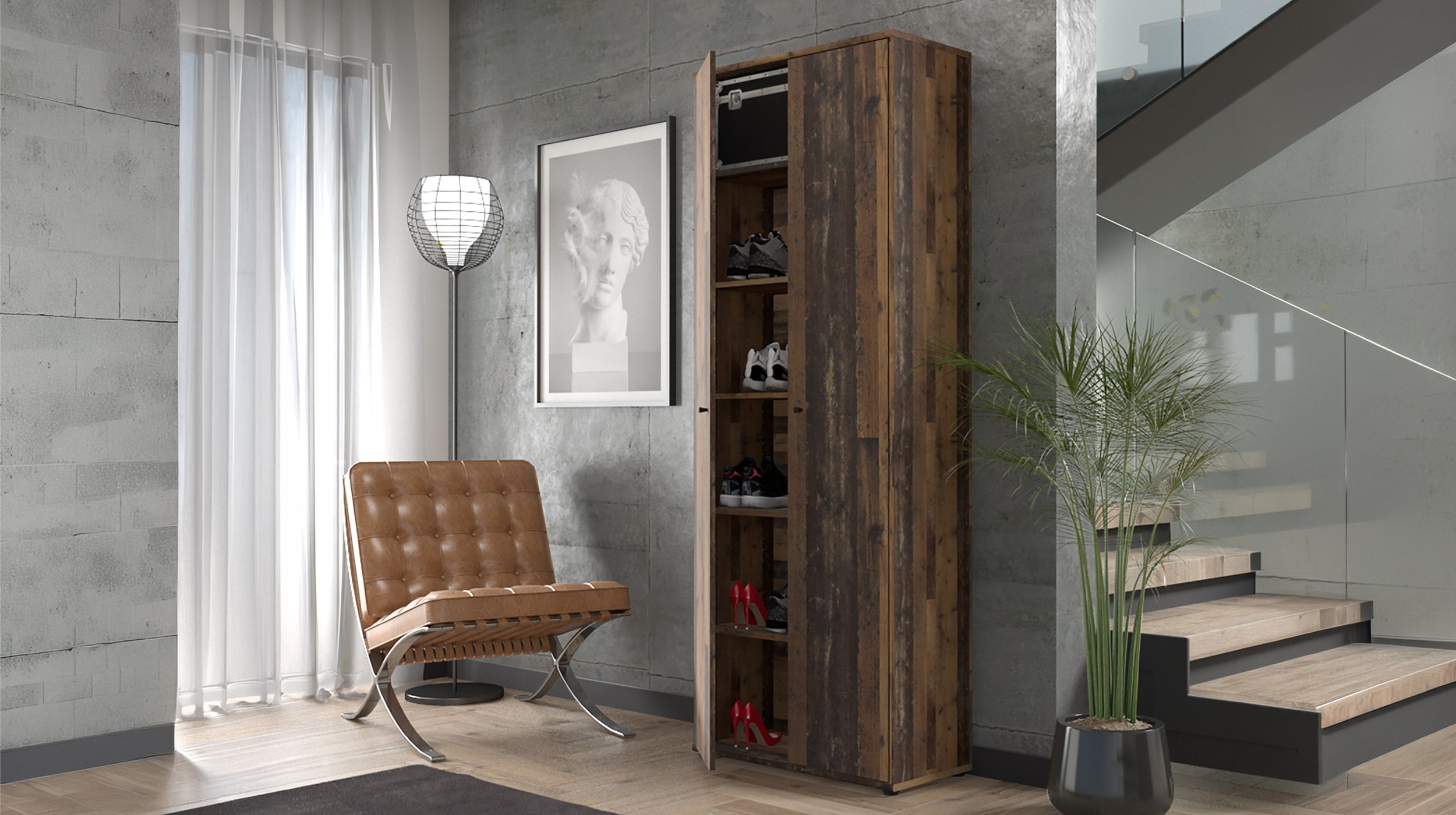 Mehrzweckschrank Old Wood 74 x 35 cm - TEMPRA