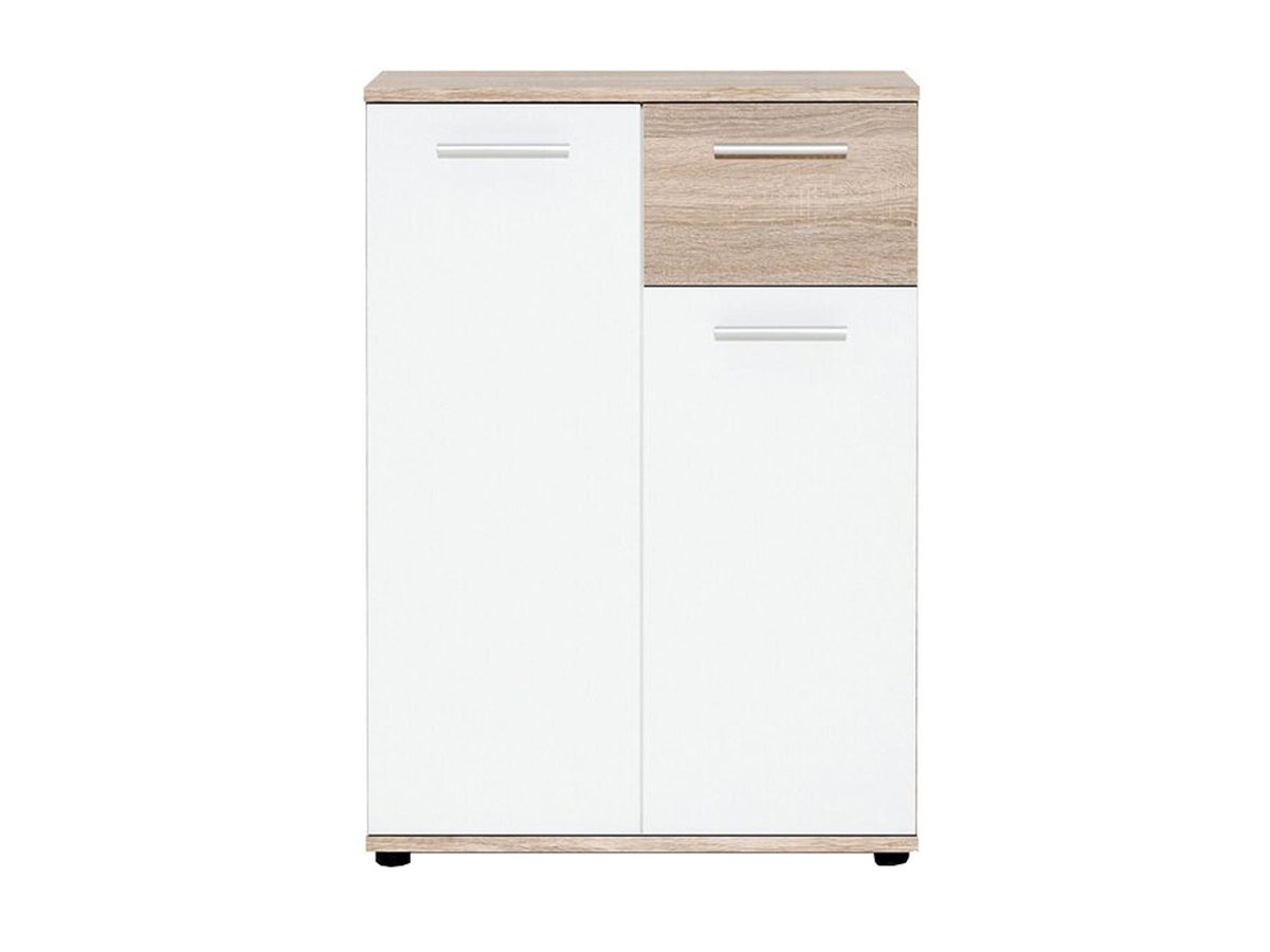 Kommode Sonoma Eiche - weiß 60 cm - JACKY