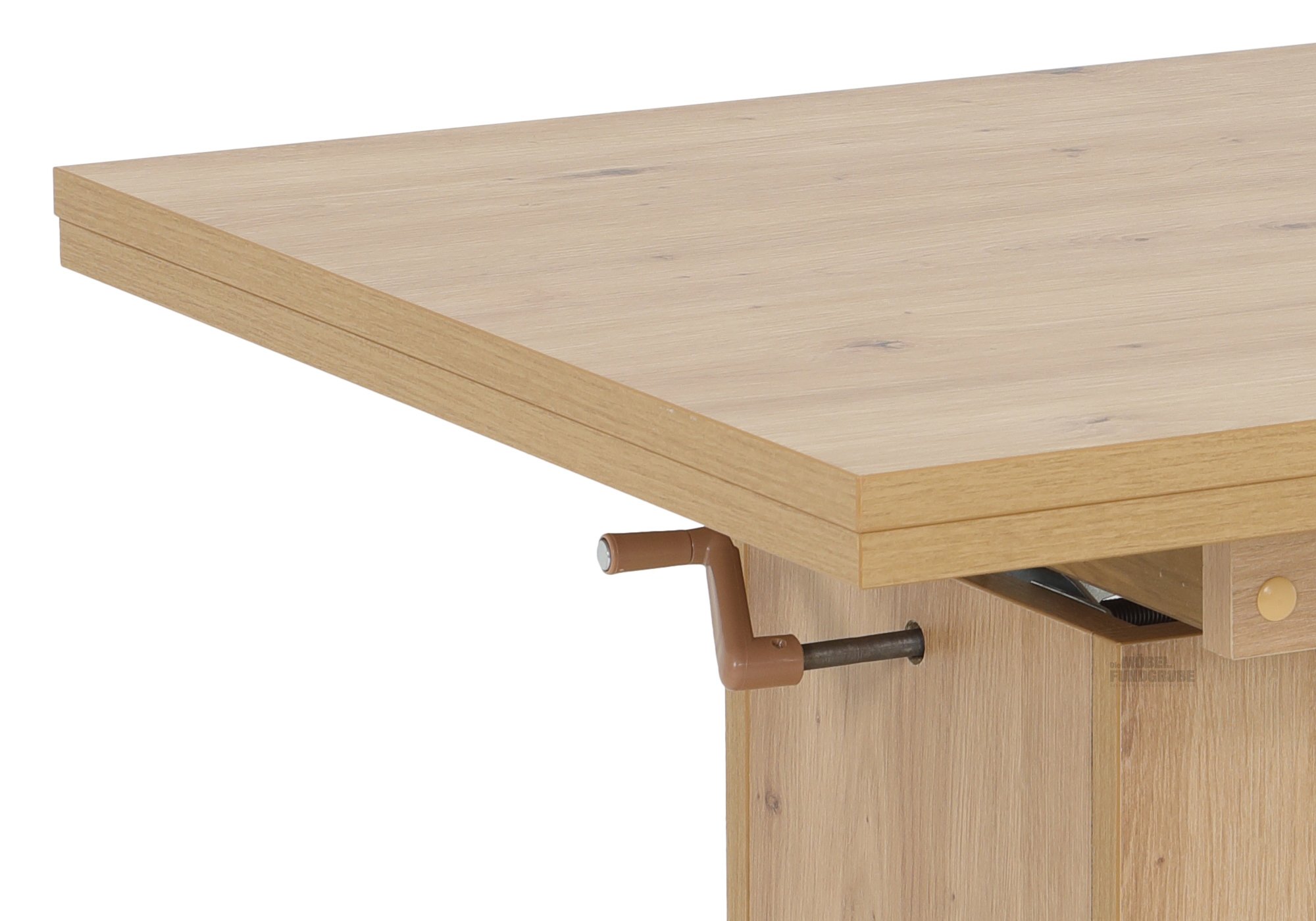 Couchtisch Artisan Eiche 90 x 60 cm ausziehbar - JAKOB