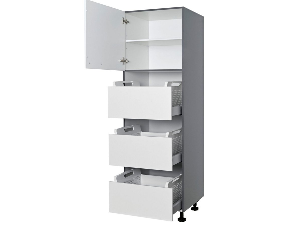 Hauswirtschaftsraum - 245 cm - Küchenfronten matt - WIN