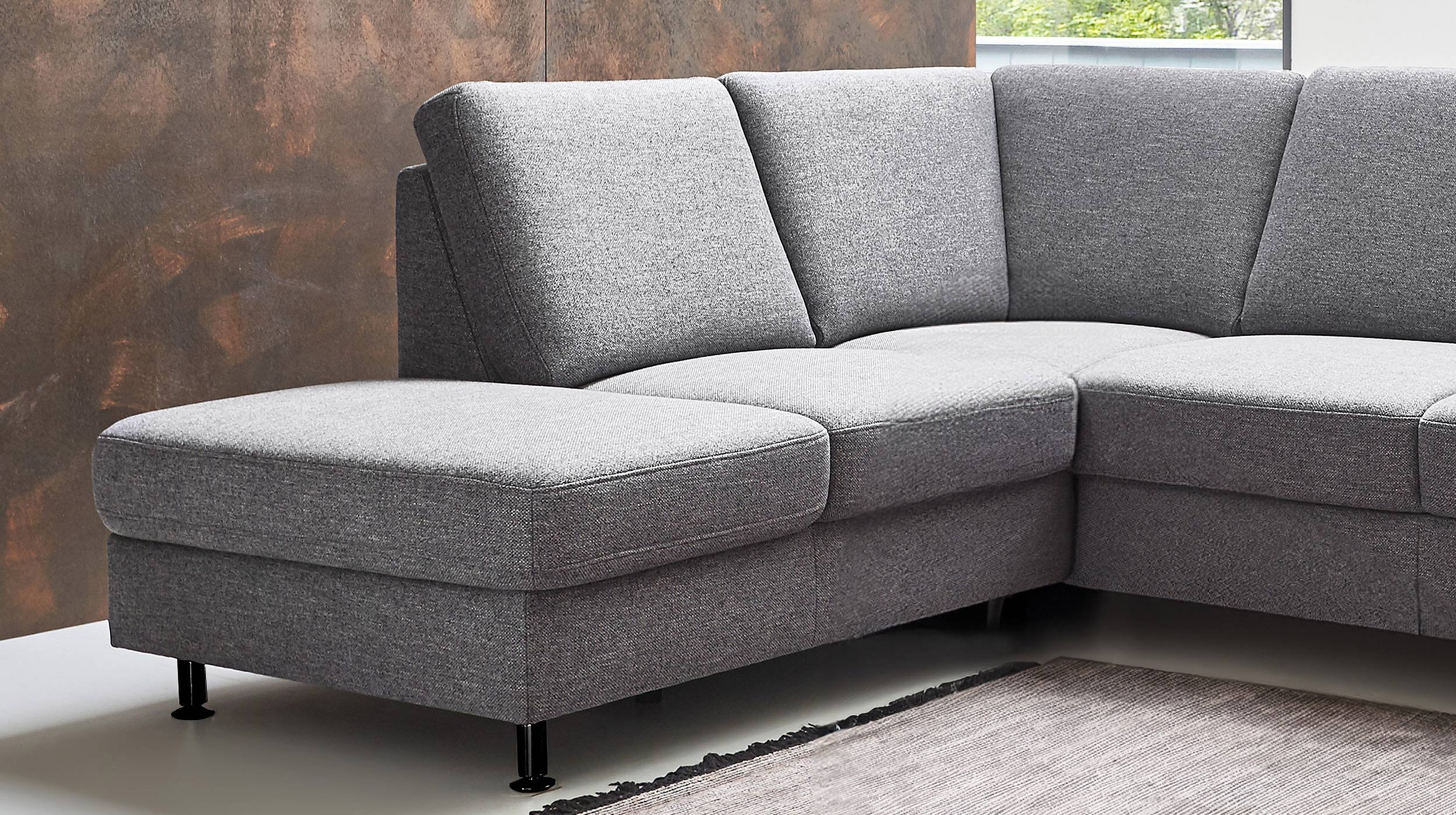 Couchliebe® Wohnlandschaft planbar - unica steel - Basis Version - LAVADA
