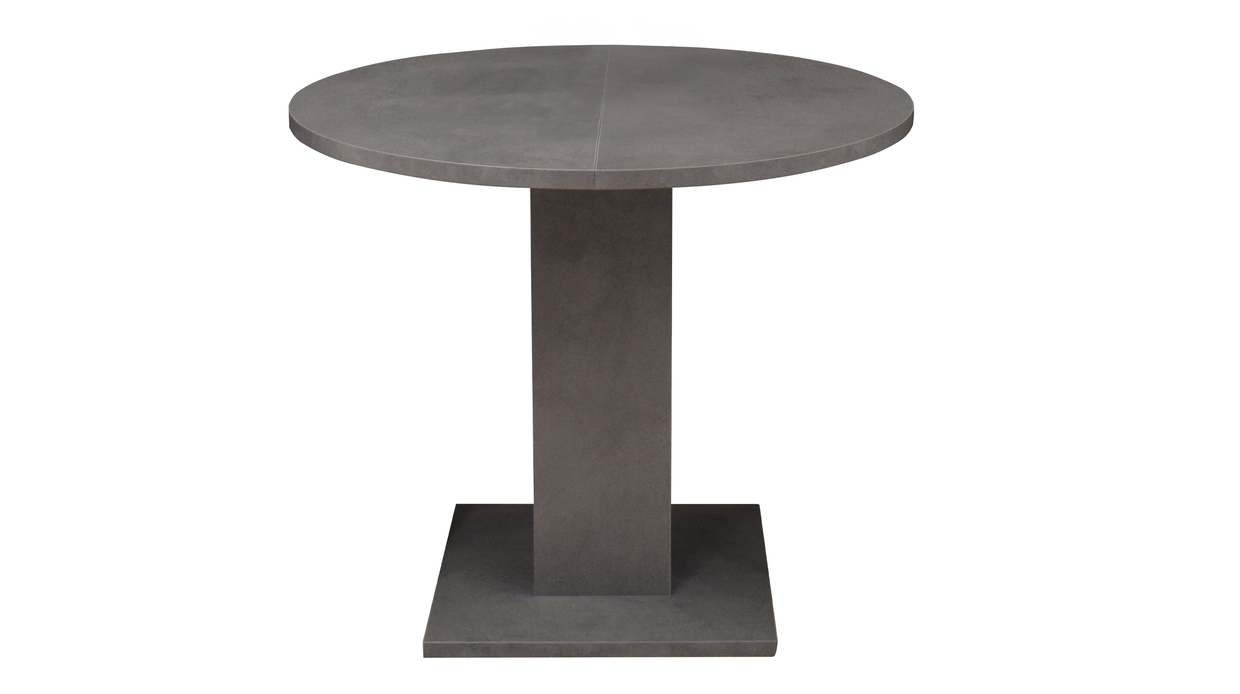 Esstisch rund ausziehbar 90 cm graphit - TAP