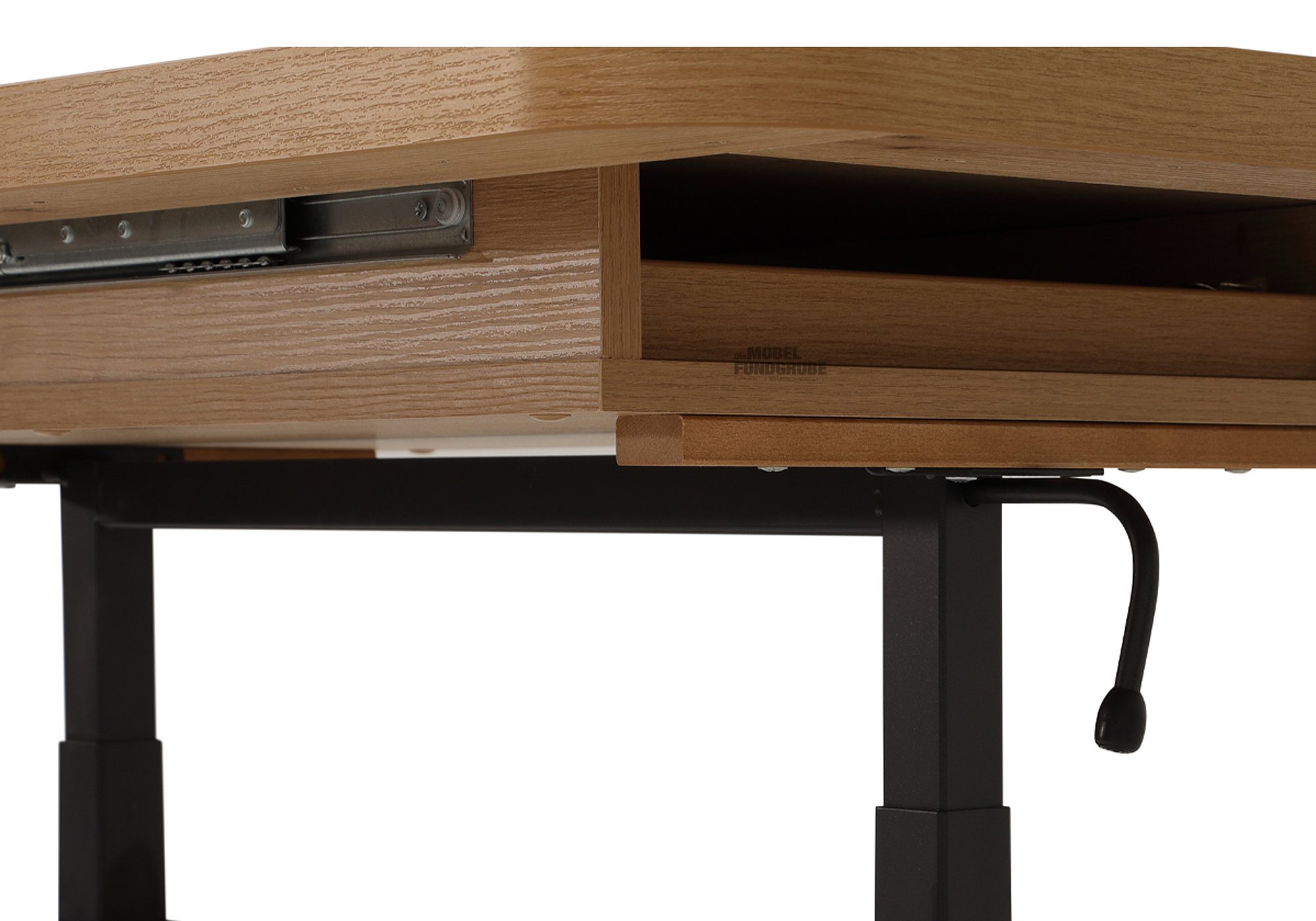 Couchtisch Artisan Eiche - anthrazit 110 x 70 cm - HERBERT