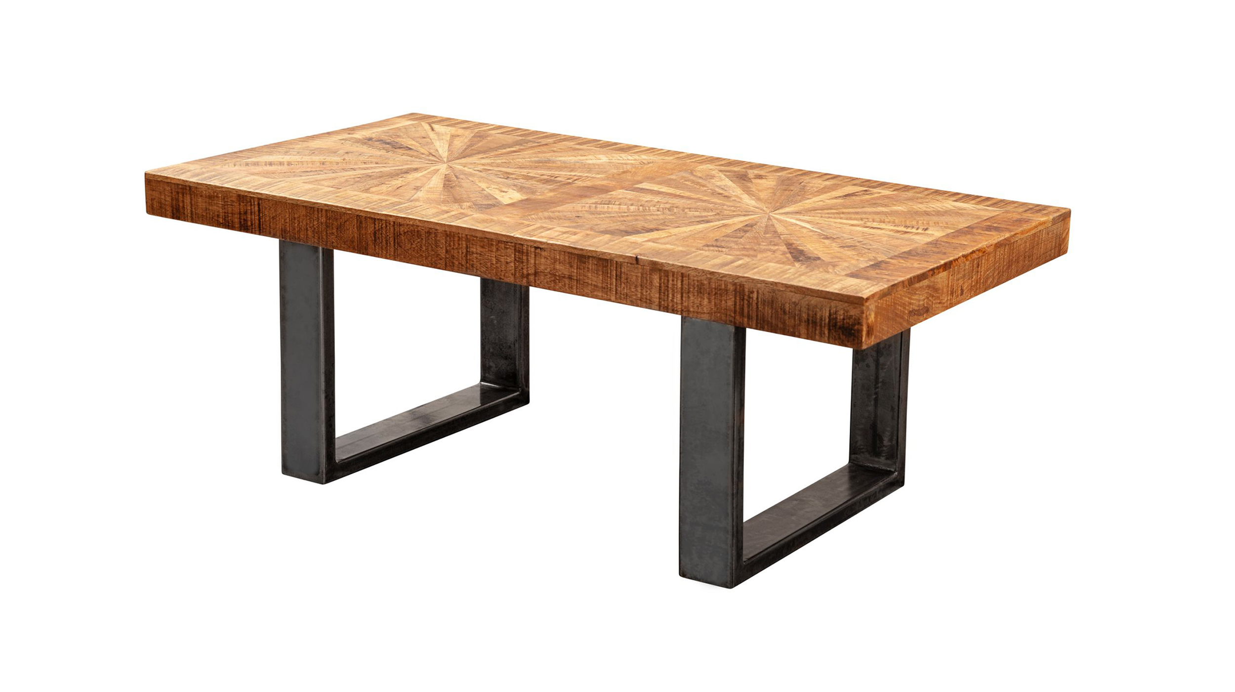 Couchtisch Mango massiv lackiert 105 x 55 cm - JUNA