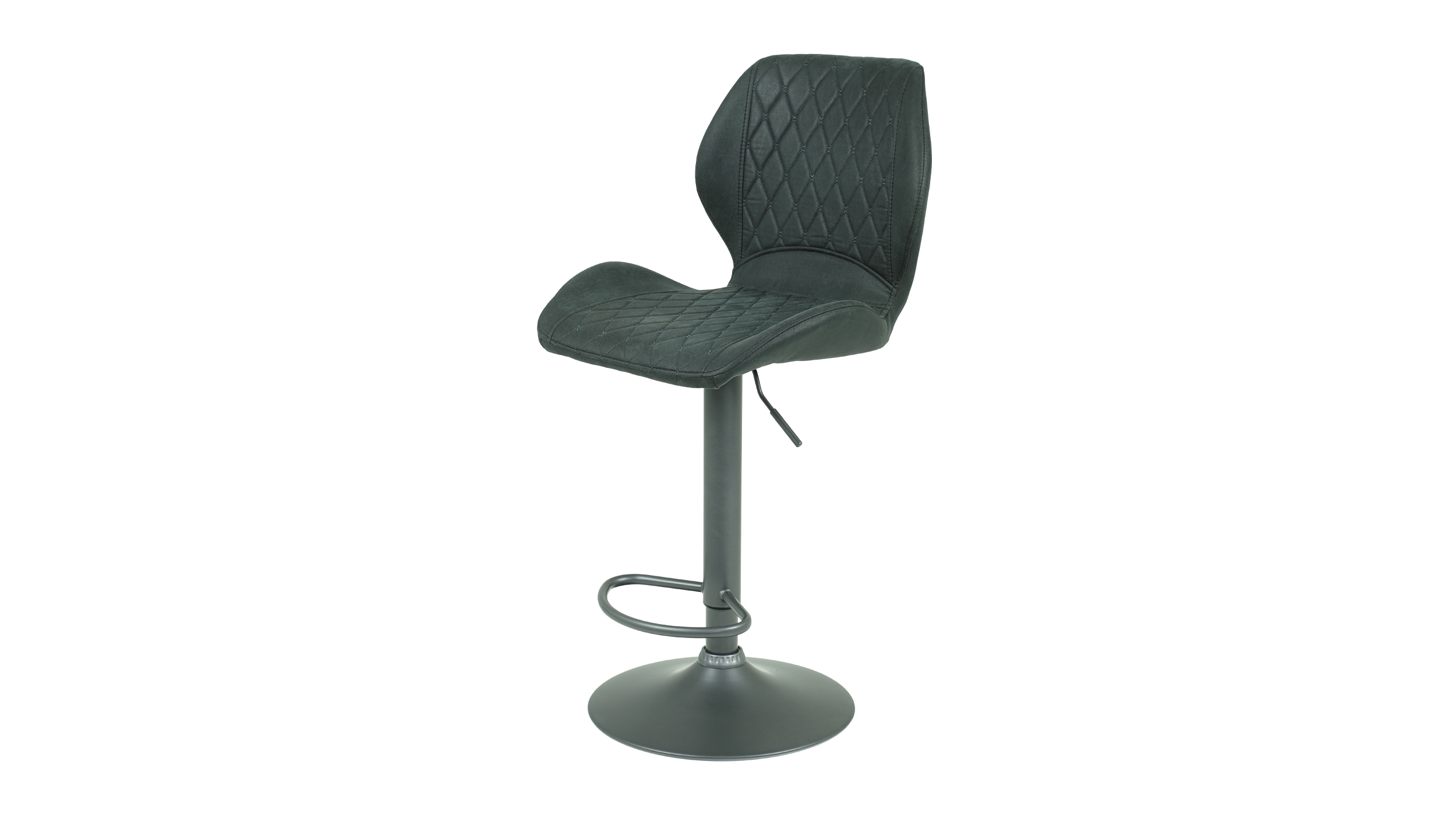 Barhocker vintage anthrazit - höhenverstellbar - SONJA