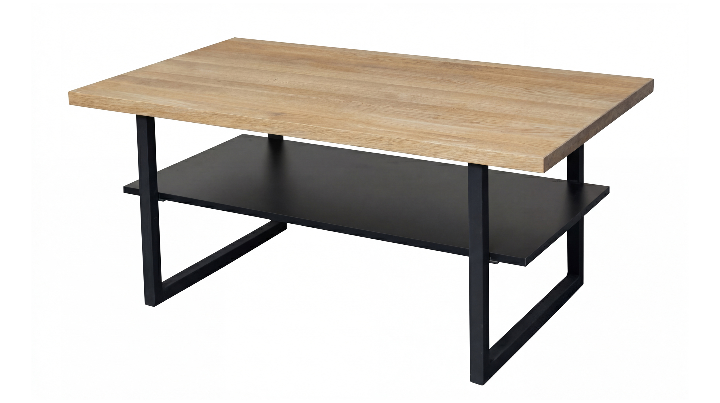 Couchtisch Eiche teilmassiv geölt - 115 x 65 cm - BELLA