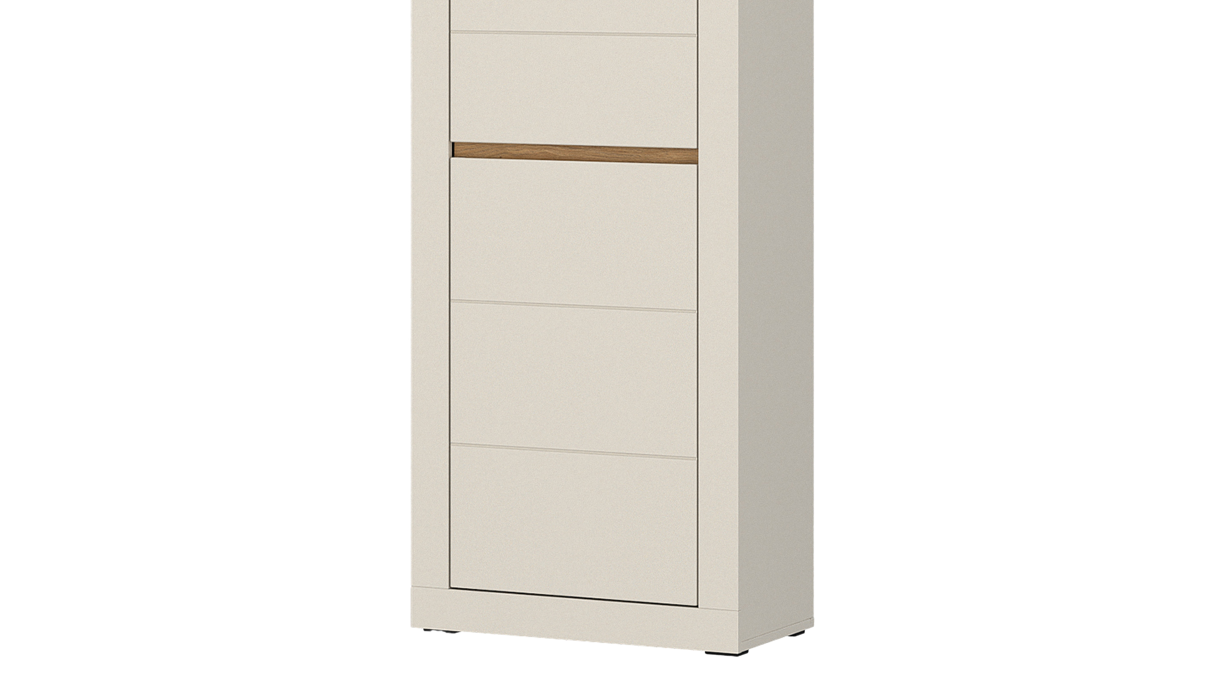 Garderobenschrank beige Stone Eiche - 205 cm - NAXXAR