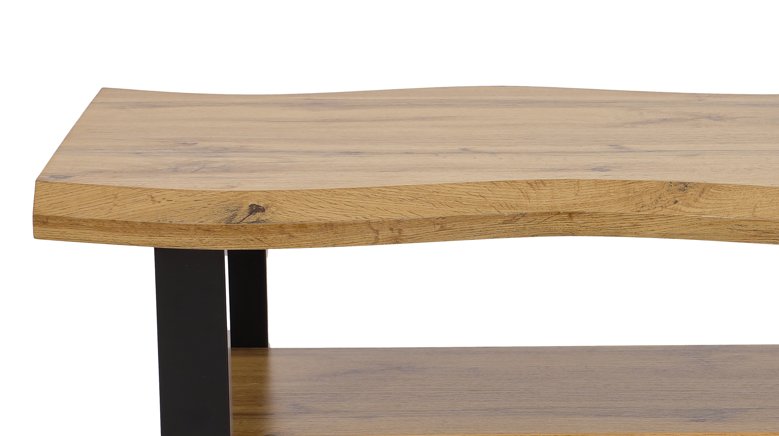 Couchtisch Baumkantentisch Wildeiche 110 x 60 cm - GABRION