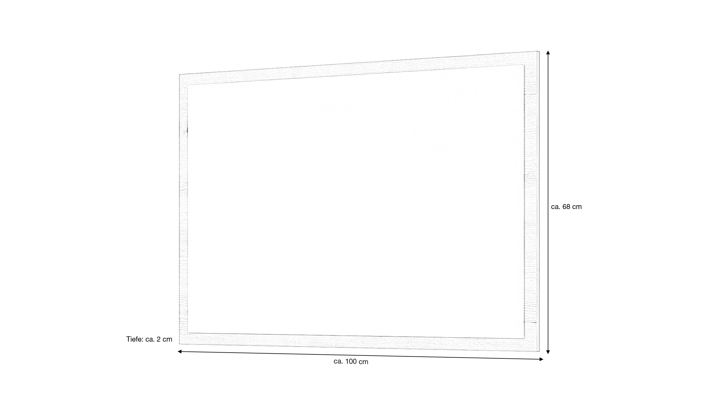 Wandspiegel Coast Evoke Eiche 100 x 68 cm - CORTE