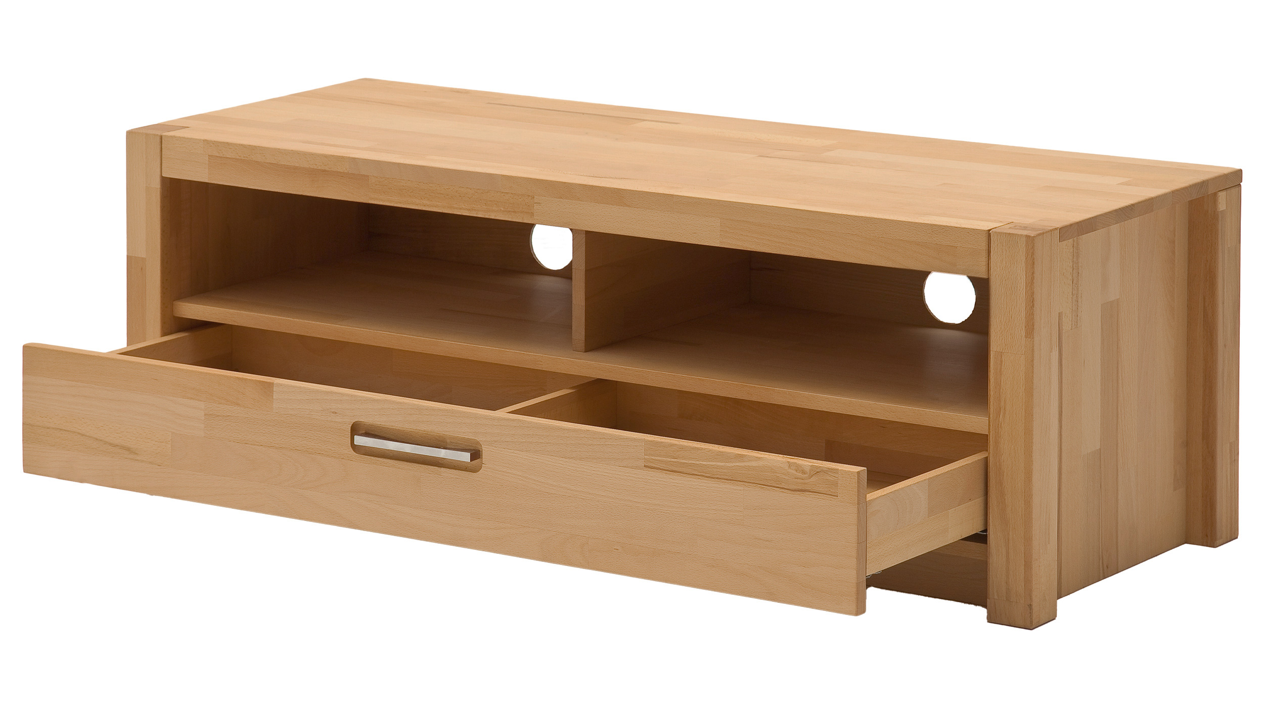 TV - Lowboard Kernbuche massiv geölt 125 cm - FENJA