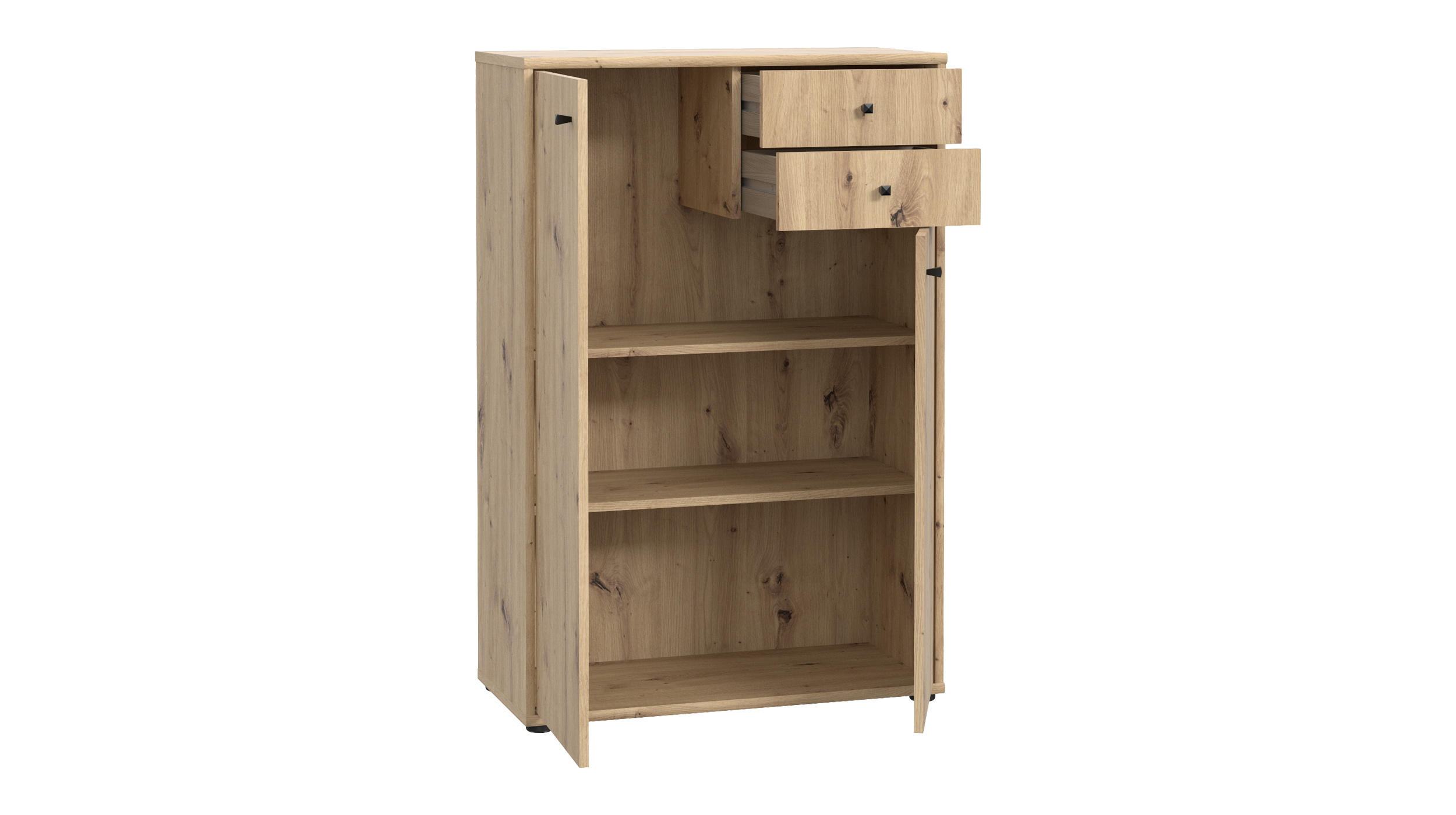 Kommode mit Schubladen Artisan Eiche 74 cm - TEMPRA