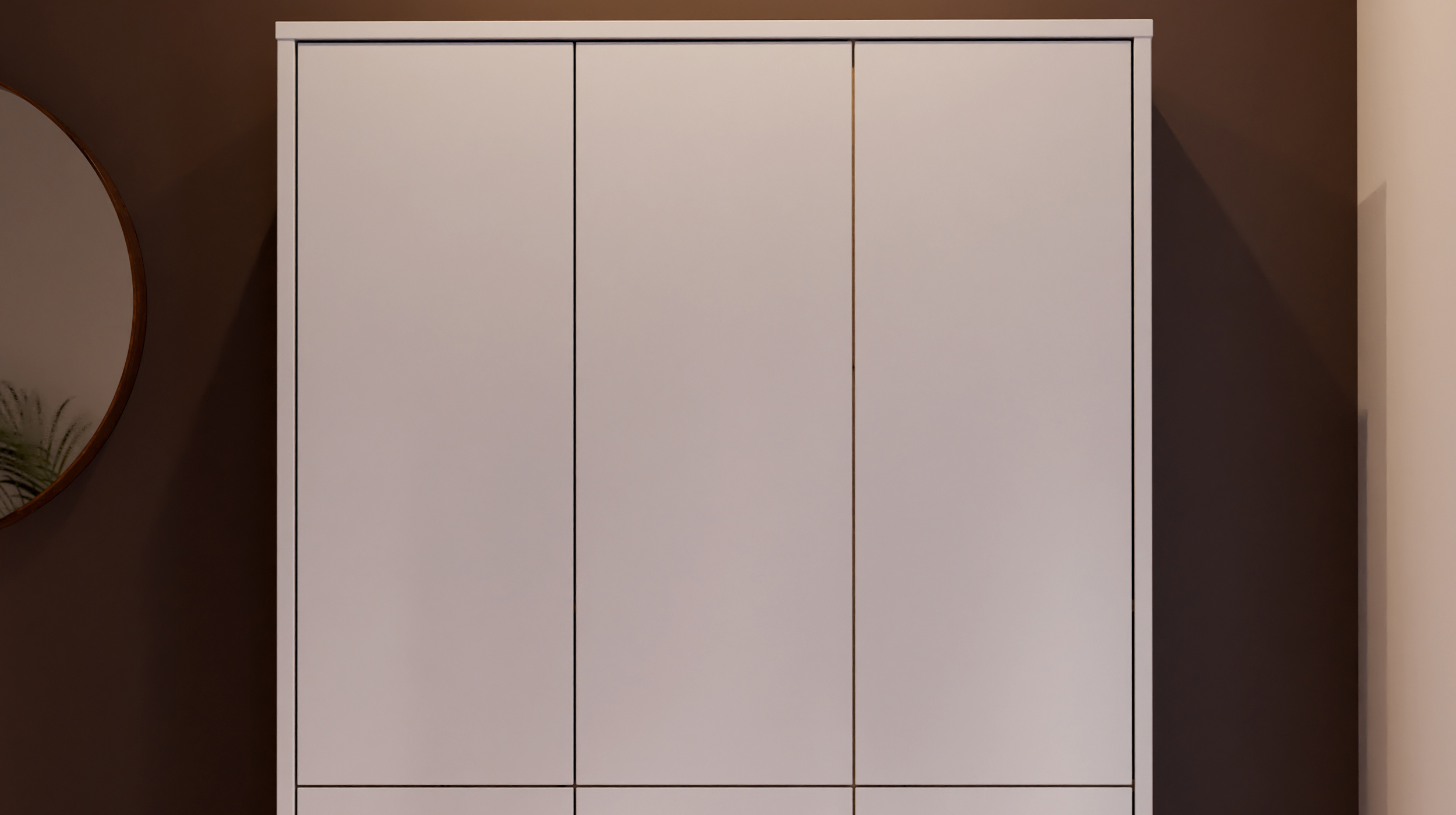 Schuhschrank hellgrau 109 x 192 cm 6-türig - ALICE SPRINGS