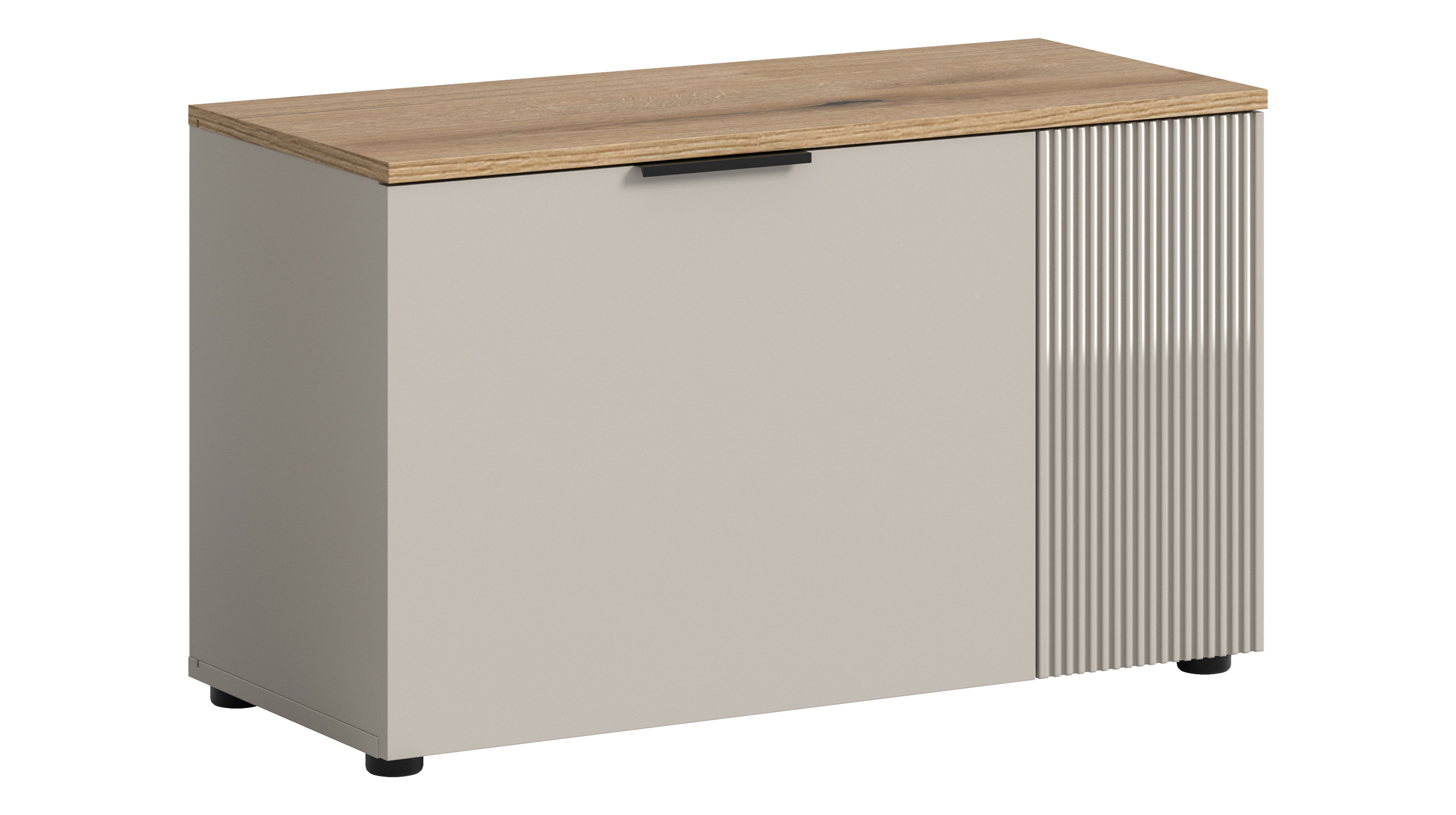 Garderobenbank beige Evoke Eiche 80 cm - SLIDE
