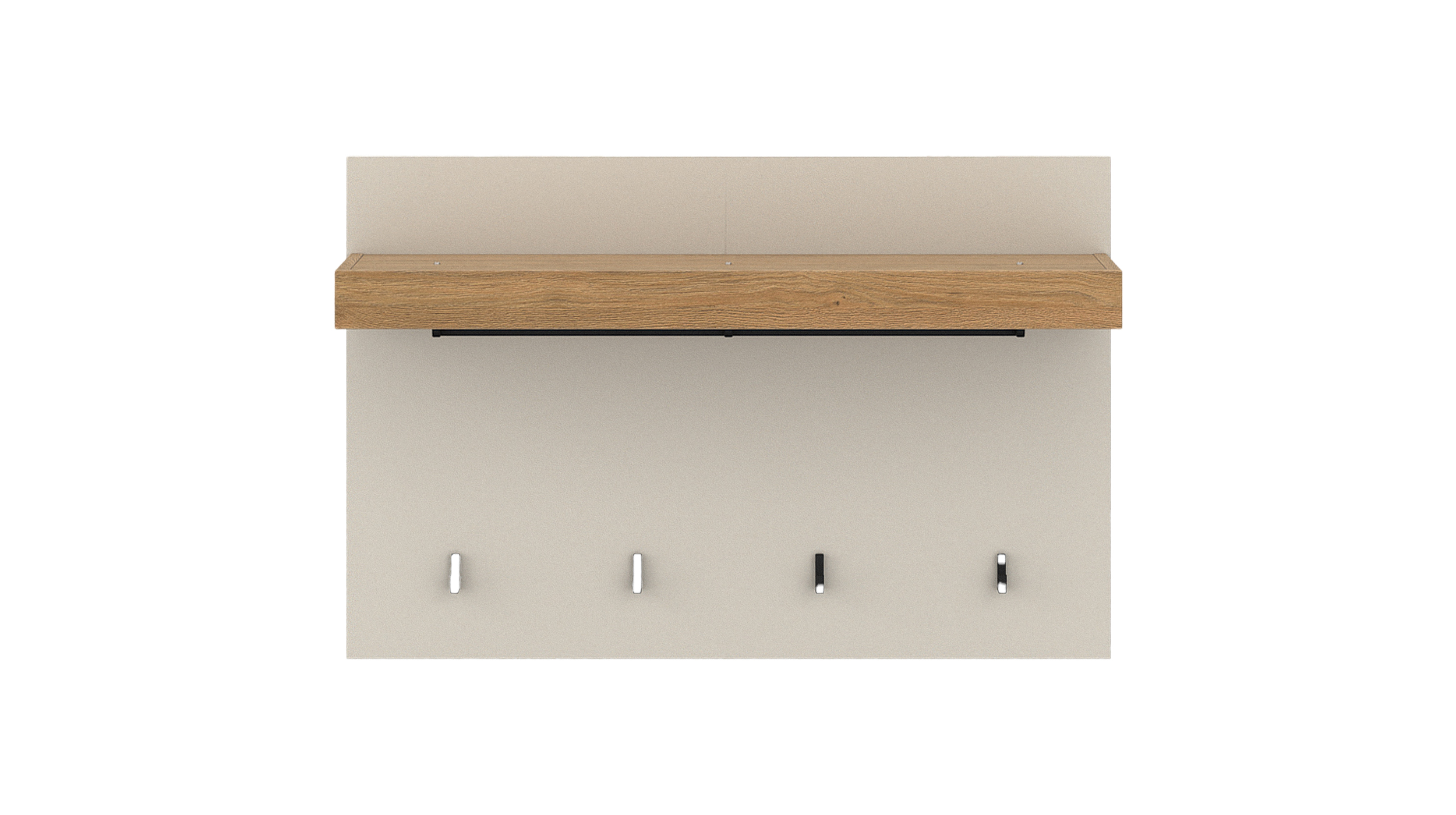 Wandgarderobe Paneele Beige Stone Eiche - 94 cm - NAXXAR