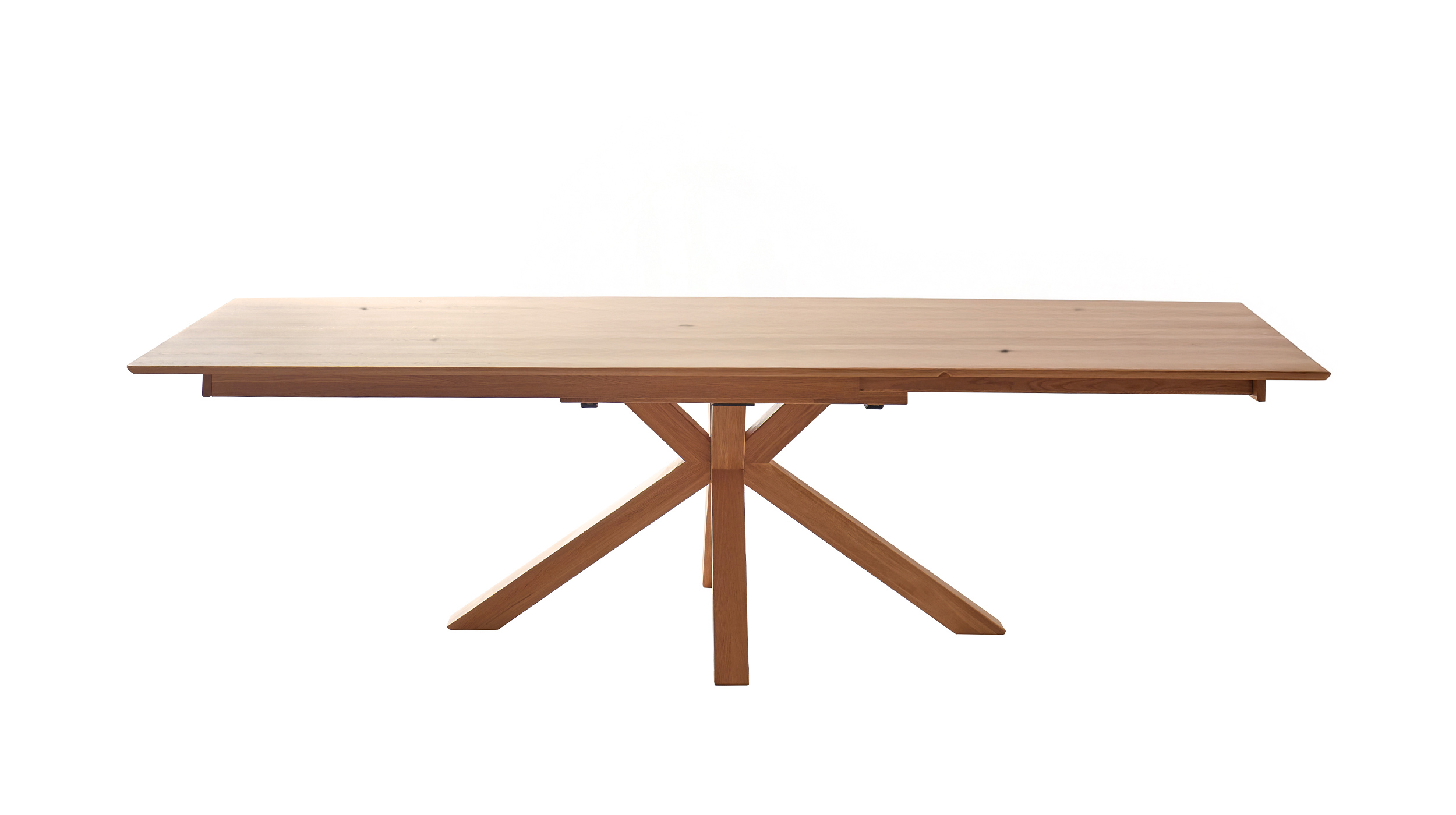 Esstisch Massivholztisch 160 cm in Wildeiche ausziehbar - RICARDO