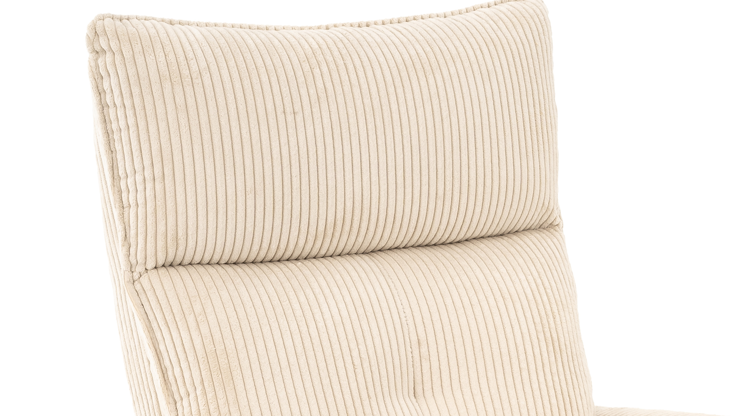 Fernsehsessel Cord beige mit Motor - BELVANO