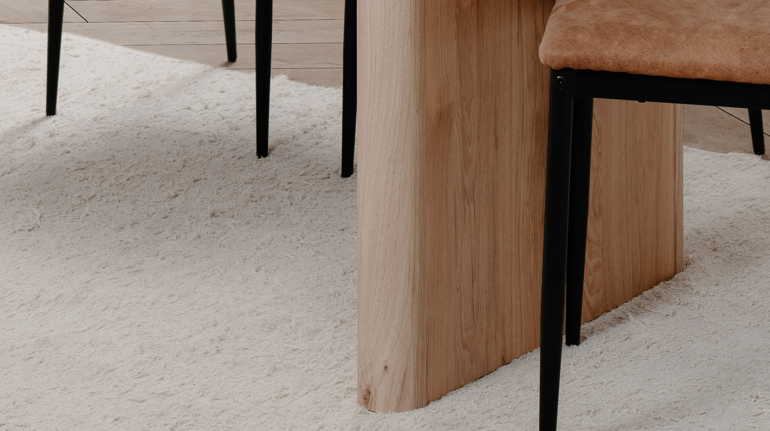 Esstisch 160 - 200 cm ausziehbar Jackson Hickory - SAI