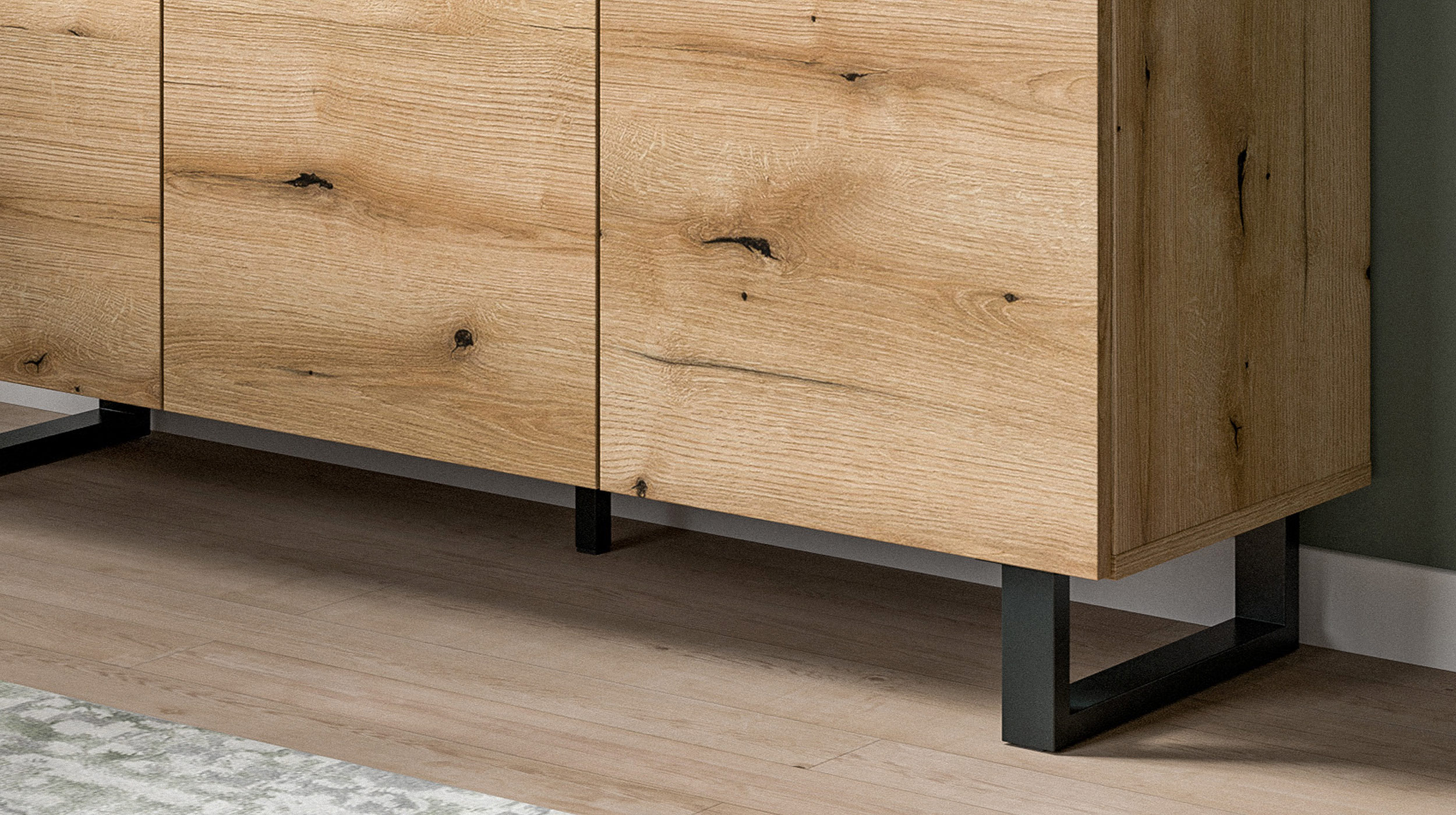 Kommode Evoke Eiche 120 x 36 cm - TOMASA