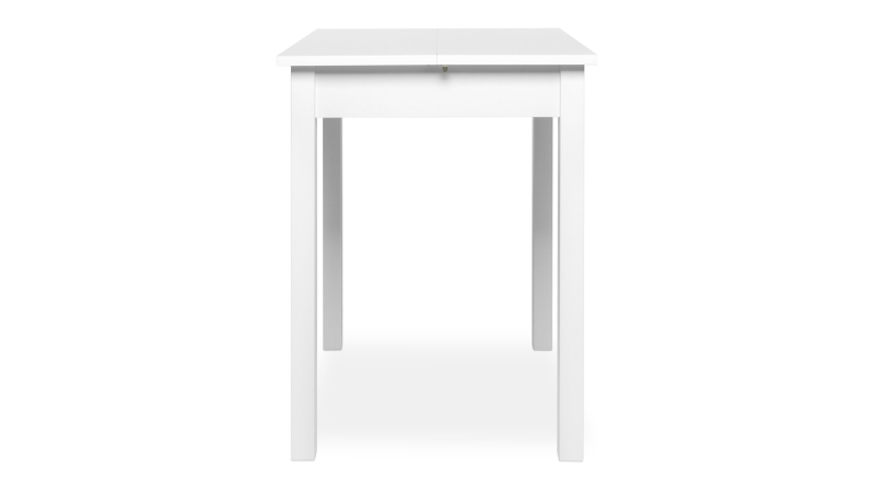 Esstisch 80 - 120 cm ausziehbar weiß - COBURG