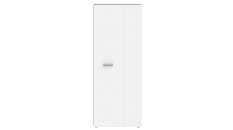 Mehrzweckschrank weiß 69 x 179 cm 5 Einlegeböden - NET