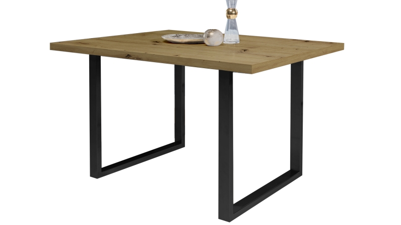 Esstisch 160 x 90 cm Artisan Eiche Holzdekor - TABLES 