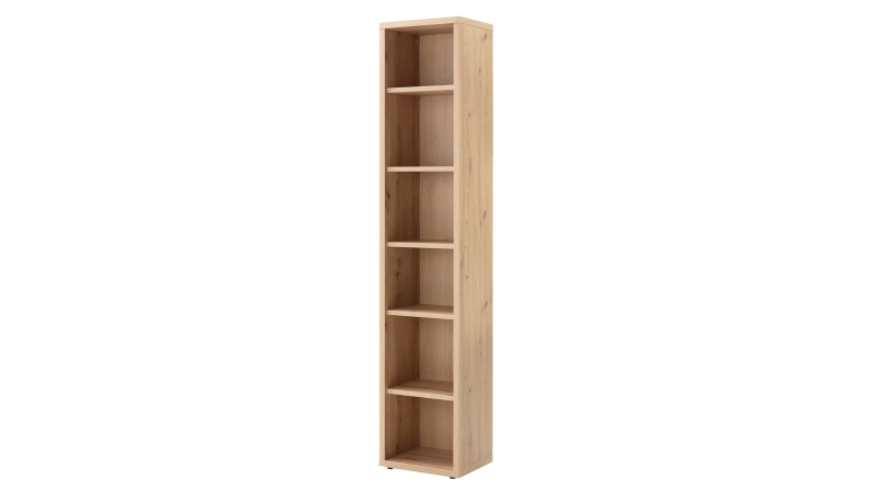 Bücherregal Büroregal Artisan Eiche 44 x 217 cm - DISEGNO