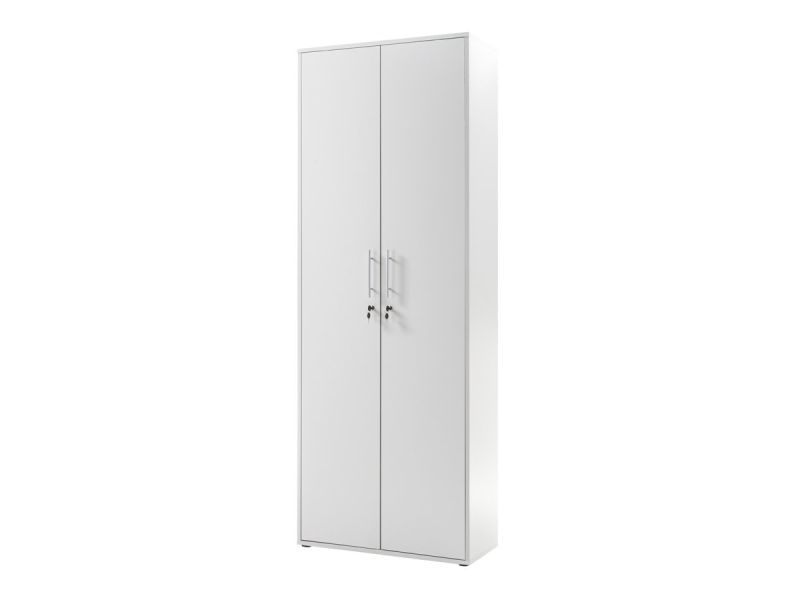 Büroschrank lichtgrau 80 cm x 216 cm - 5 Einlegeböden - PRONTO