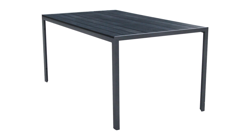 Gartentisch quadratisch 90 x 90 cm schwarz - SPRING 