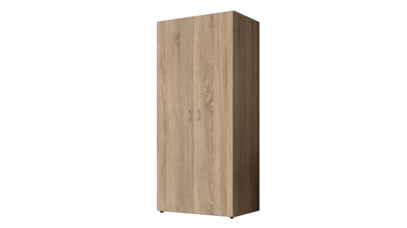 Kleiderschrank Sonoma Eiche - 80 cm - 2-türig - BASE