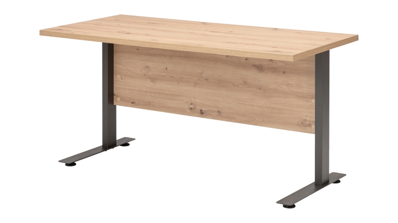 Schreibtisch beige Artisan Eiche 150 x 69 cm - SYNOS