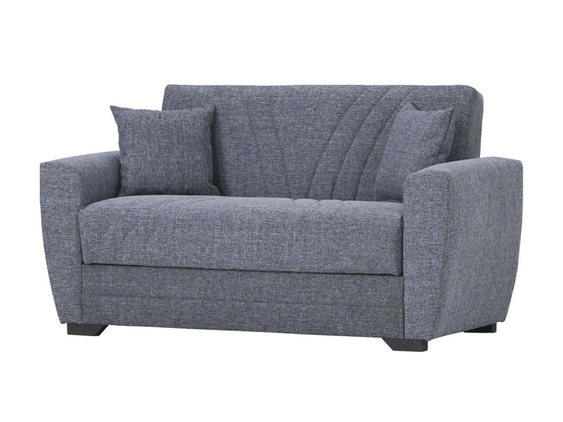 Einzelsofa grau Schlaffunktion ausziehbar 2-Sitzer 170 cm - ACUN