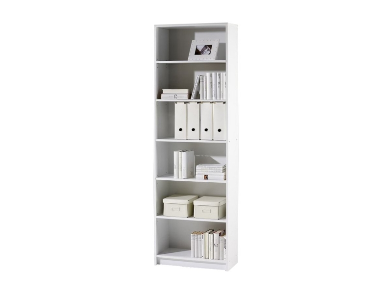 Bücherregal Standregal weiß 60 x 202 cm -  LILLY