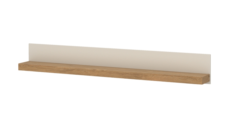Wandregal Eiche beige - 194 cm - NAXXAR