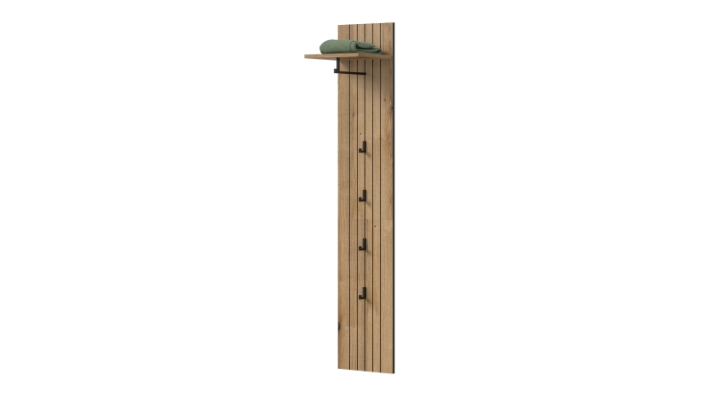 Wandgarderobe Paneele Evoke Eiche 31 cm - STATION