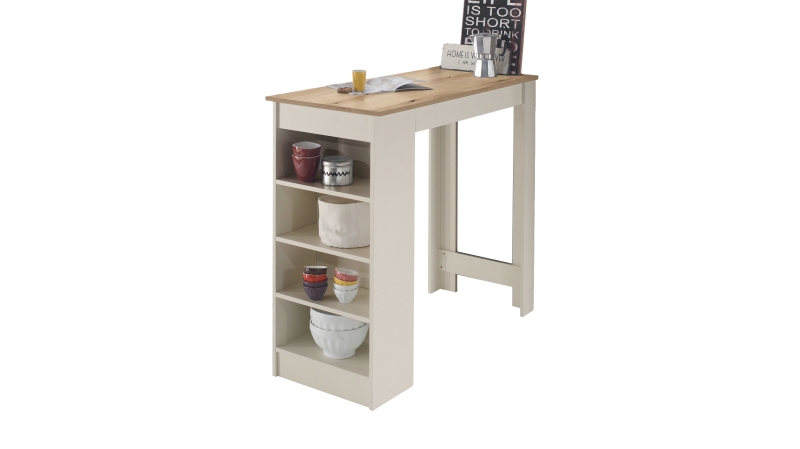 Bartisch Evoke Eiche - beige 115 x 50 cm rechteckig - MOJITO 
