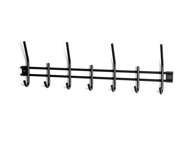 Garderobenleiste schwarz Breite 54 cm - CARLOS
